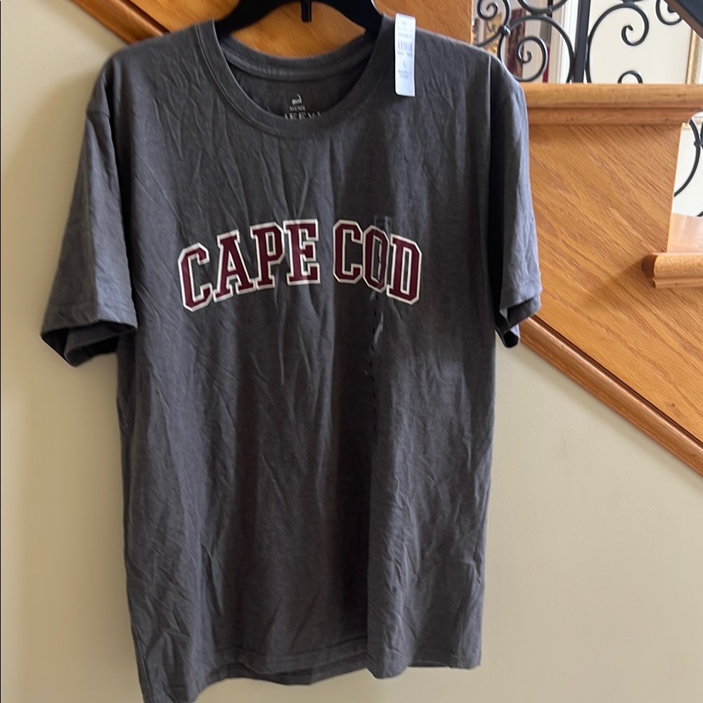 Cuffy’s of Cape Cod Gray Cape Cod Men's T-Shirt Size Large New With Tag